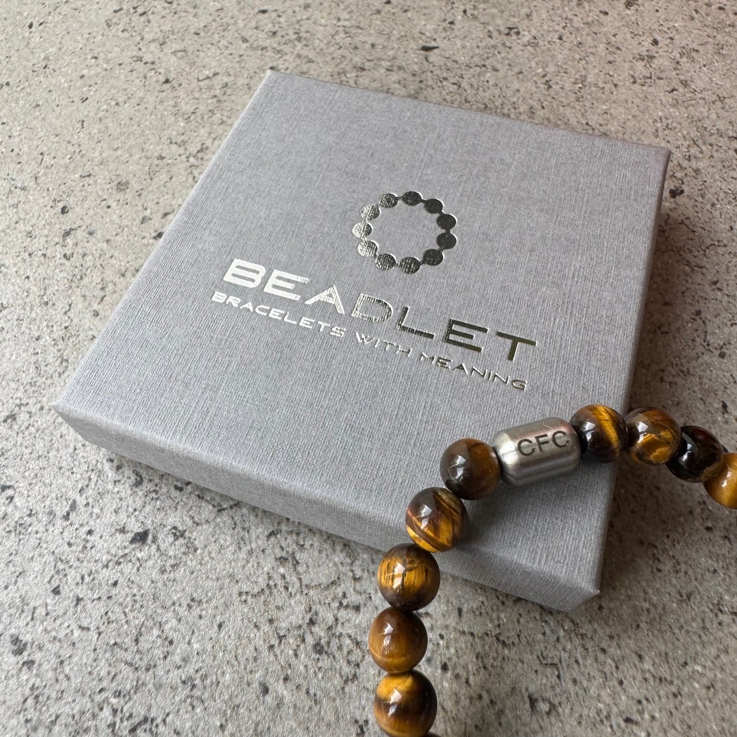 Chelsea Men's Tiger Eye Beaded Bracelet