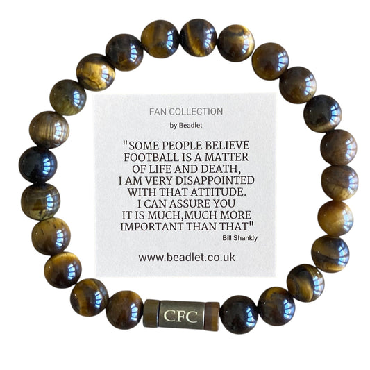 Chelsea Men's Tiger Eye Beaded Bracelet