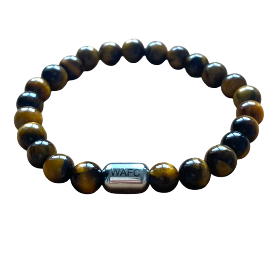 Wrexham Men's Tiger Eye Beaded Bracelet