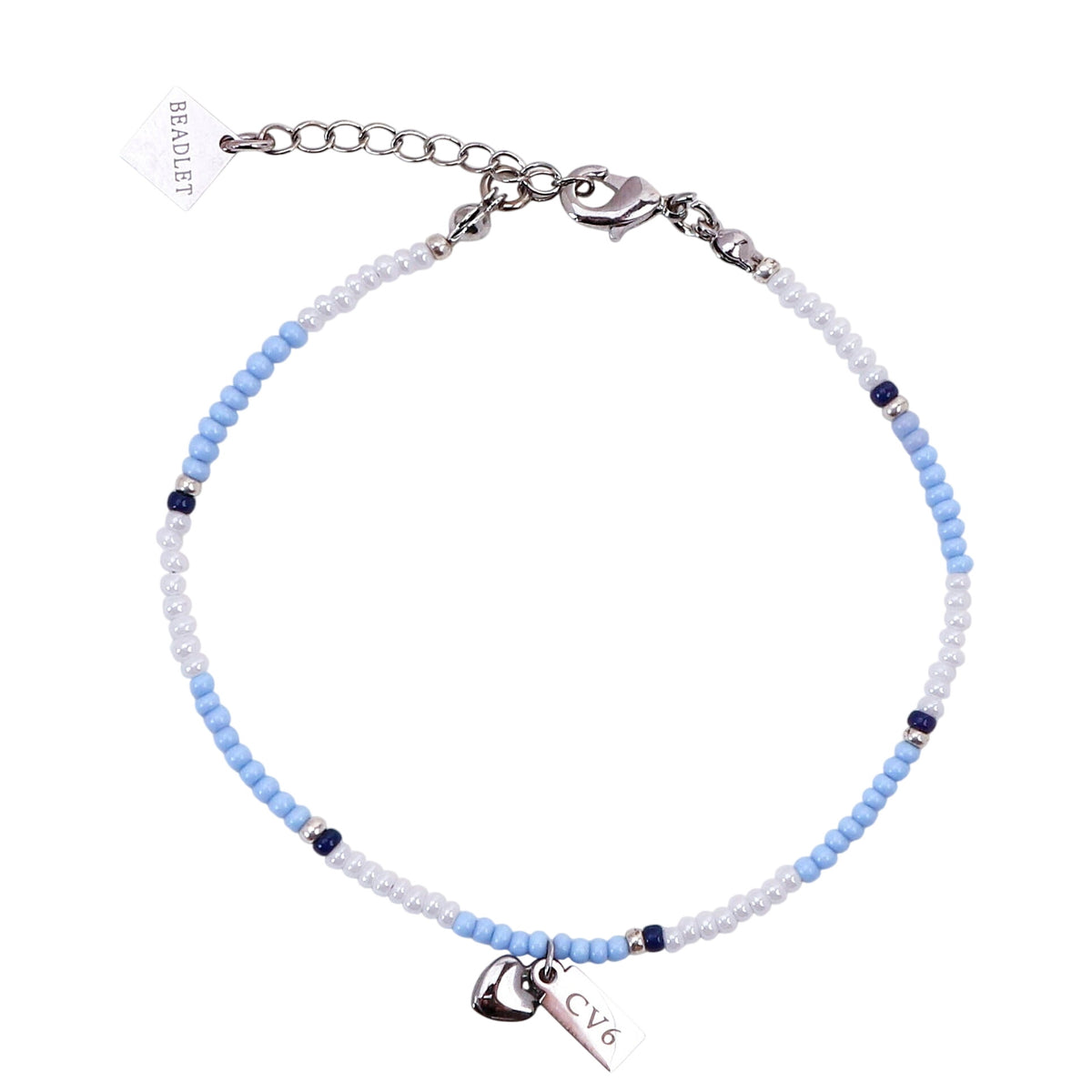 Coventry City Fan Bracelet With Stadium Tag & Heart Charm